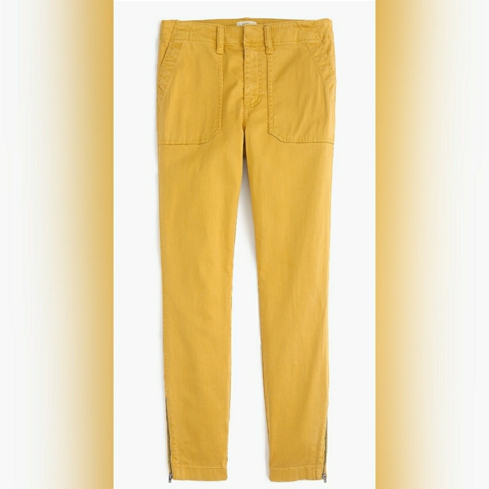 J. Crew  Skinny Stretch Cargo Pant with Zippers